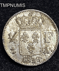 ,MONNAIE,1/4,FRANC,ARGENT,CHARLES,X,1828,