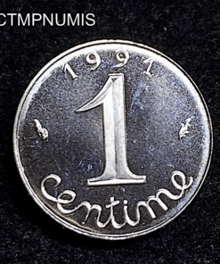 ,MONNAIE,1,CENTIME,EPI,INOX,1991,SPL,