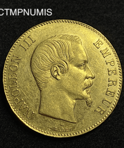 ,MONNAIE,100,FRANCS,OR,NAPOLEON,1858,