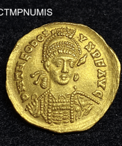 ,MONNAIE,ROMAINE,SOLIDUS,THEODOSE,II,CONSTANTINOPLE,