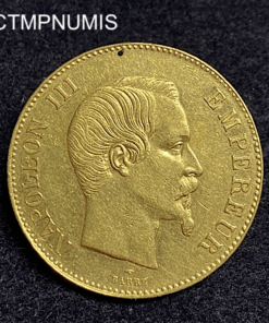 ,MONNAIE,100,FRANCS,OR,NAPOLEON,1858,