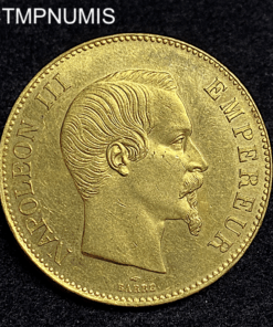 ,MONNAIE,100,FRANCS,OR,NAPOLEON,1858,