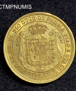 ,MONNAIE,ITALIE,40,LIRE,OR,MARIE,LOUISE,1815,PARME,