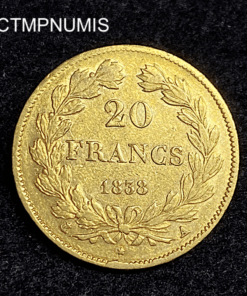 ,MONNAIE,20,FRANCS,OR,LOUIS,PHILIPPE,1838,