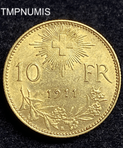 ,MONNAIE,SUISSE,10,FRANCS,OR,1911,