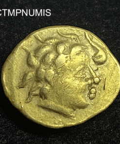 ,MONNAIE,GAULOISE,1/4,STATERE,CENOMANI,OR,