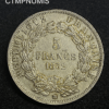 ,MONNAIE,5,FRANCS,NAPOLEON,1852,BB,STRASBOURG,