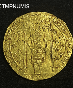 ,MONNAIE,FRANC,A,PIED,OR,CHARLES,V,