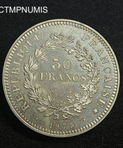 ,MONNAIE,PIEFORT,50,FRANCS,HERCULE,1975,
