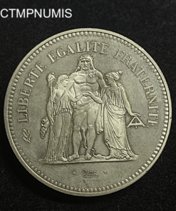 ,MONNAIE,PIEFORT,50,FRANCS,HERCULE,1975,
