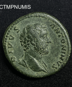 ,MONNAIE,ROMAINE,SESTERCE,ANTONIIN,DIVO,PIO,COLONNE,