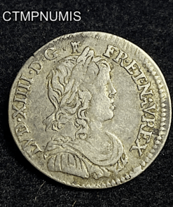 ,MONNAIE,1/12,ECU,LOUIS,XIV,1660,I,LIMOGES,