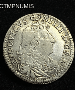 ,MONNAIE,LOUIS,XIV,4,SOLS,TRAITANTS,1675,