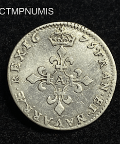 ,MONNAIE,LOUIS,XIV,4,SOLS,TRAITANTS,1675,