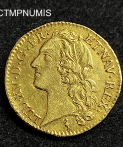 ,MONNAIE,LOUIS,XV,LOUIS,BANDEAU,OR,1770,A,