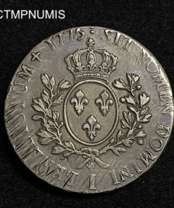 ,MONNAIE,LOUIS,XVI,ECU,ARGENT,1775,I,LIMOGES,