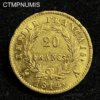 ,MONNAIE,20,FRANCS,OR,NAPOLEON,1814,