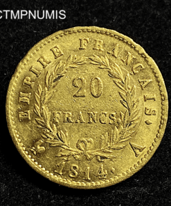 ,MONNAIE,20,FRANCS,OR,NAPOLEON,1814,