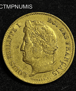 ,MONNAIE,40,FRANCS,OR,LOUIS,PHILIPPE,1835,
