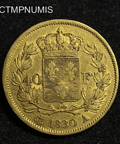 ,MONNAIE,40,FRANCS,OR,CHERLES,X,1830,