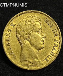 ,MONNAIE,40,FRANCS,OR,CHERLES,X,1830,