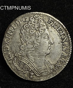 ,MONNAIE,LOUIS,XIV,1/10,ECU,3,COURONNES,1711,9,RENNES,