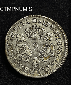 ,MONNAIE,LOUIS,XIV,1/10,ECU,3,COURONNES,1711,9,RENNES,