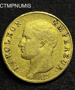 ,MONNAIE,40,FRANCS,OR,NAPOLEON,1806,U,TURIN,