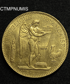 ,MONNAIE,100,FRANCS,OR,GENIE,1882,