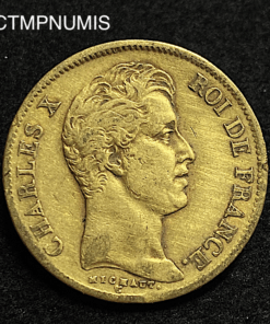 ,MONNAIE,40,FRANCS,OR,CHARLES,X,1830,