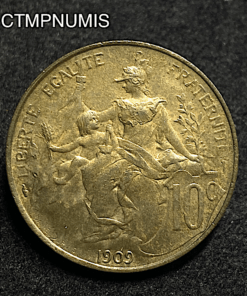 ,MONNAIE,10,CENTIMES,DUPUIS,1909,