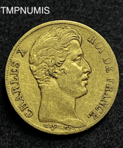 ,MONNAIE,20,FRANCS,OR,CHARLES,X,1828,