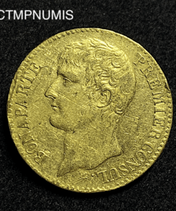 ,MONNAIE,40,FRANCS,OR,CONSULAT,BONAPARTE,AN,XI,