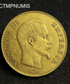 ,MONNAIE,100,FRANCS,OR,NAPOLEON,1858,