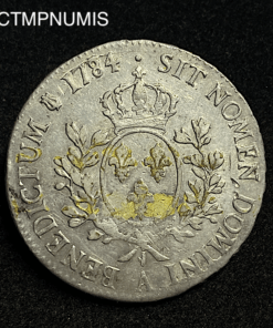 ,MONNAIE,ECU,ARGENT,LOUIS,XVI,1784,L,BAYONNE,