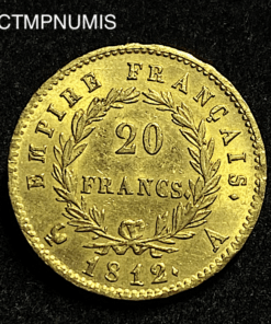 ,20,FRANCS,OR,NAPOLEON,1812,SUP,