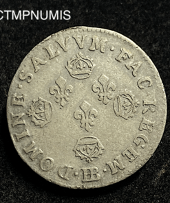 ,MONNAIE,ROYALE,LOUIS,XIV,11,SOLS,4,COURNNES,1703,BB,STRASBOURG,