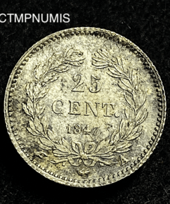 ,MONNAIE,25,CENTIMES,LOUIS,PHILIPPE,1847,