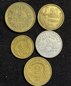 ,LOT,MONNAIE,FRANCAISE,DATE,RARE,
