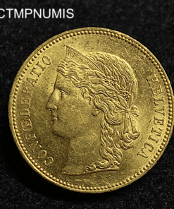 ,MONNAIE,SUISSE,20,FRANCS,OR,1895,BERNE,