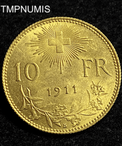 ,MONNAIE,SUISSE,10,FRANCS,OR,1911,