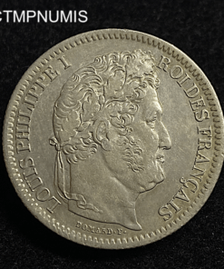 ,MONNAIE,2,FRANCS,ARGENT,LOUIS,PHILIPPE,1845,K,BORDEAUX,