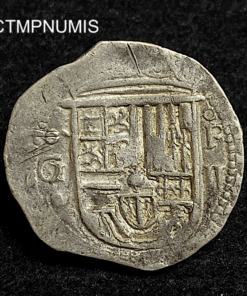 ,MONNAIE,ESPAGNE,2,REALES,ARGENT,PHILIPPE,II,GRENADE,