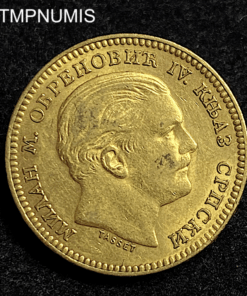 ,MONNAIE,SERBIE,20,DINARA,OR,1879,