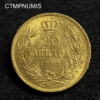 ,MONNAIE,SERBIE,20,DINARA,OR,1882,