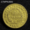 ,MONNAIE,20,FRANCS,OR,NAPOLEON,1813,L,BAYONNE,