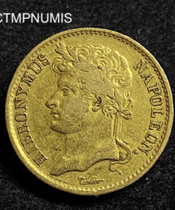 ,MONNAIE,WESTPHALIE,20,FRANKEN,OR,1808,C,