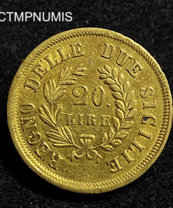 ,MONNAIE,ITALIE,20,LIRE,OR,JOACHIM,MURAT,1813,NAPLES,
