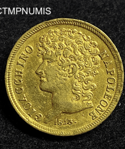 ,MONNAIE,ITALIE,20,LIRE,OR,JOACHIM,MURAT,1813,NAPLES,