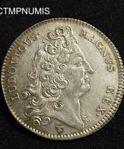 ,JETON,ARGENT,LOUIS,XIV,EXTRAORDINAIRE,GUERRES,1712,